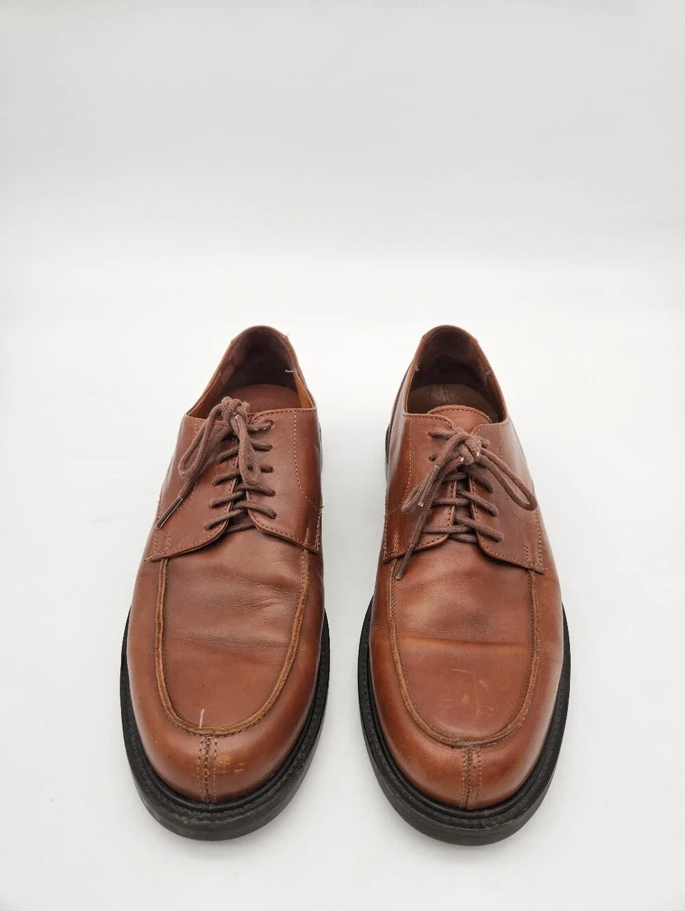 Johnston & Murphy Passport Brown Oxfords Shoes 25-2254 Mens 8 M Made in Italy